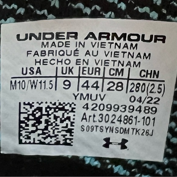 Under Armour Curry 4 Flotro ‘Jet Grey’ - Picture 9 of 10